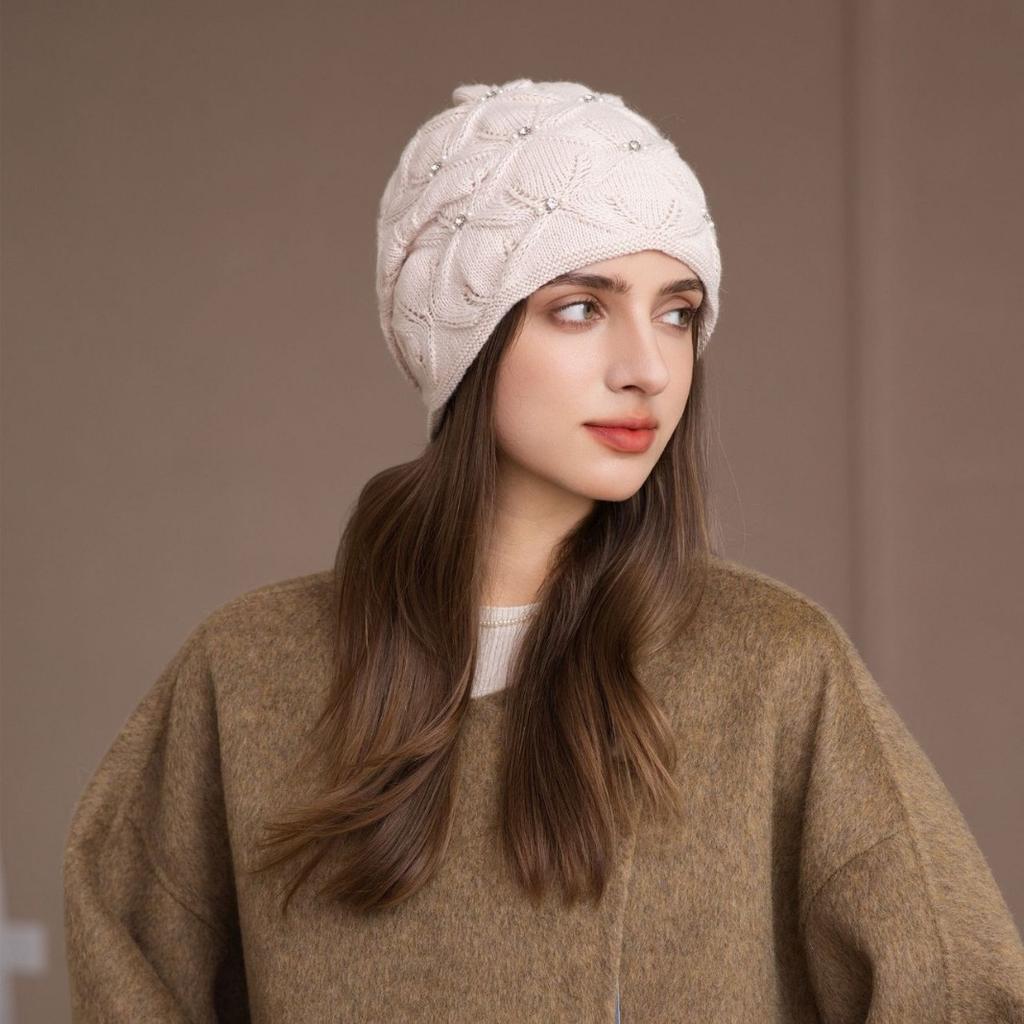 Autumn and Winter Knitted Stacking Cap, Ear Protector, Warm Sleeve, Wool Cap