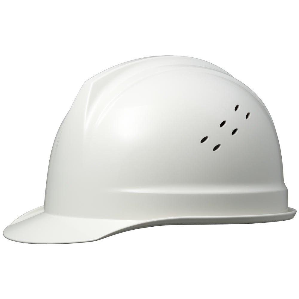 Midori Anzen SC1BNV RA Work with Ventilation Rain and Helmet, White, ABS, Holes, Guard, Anti-Slip