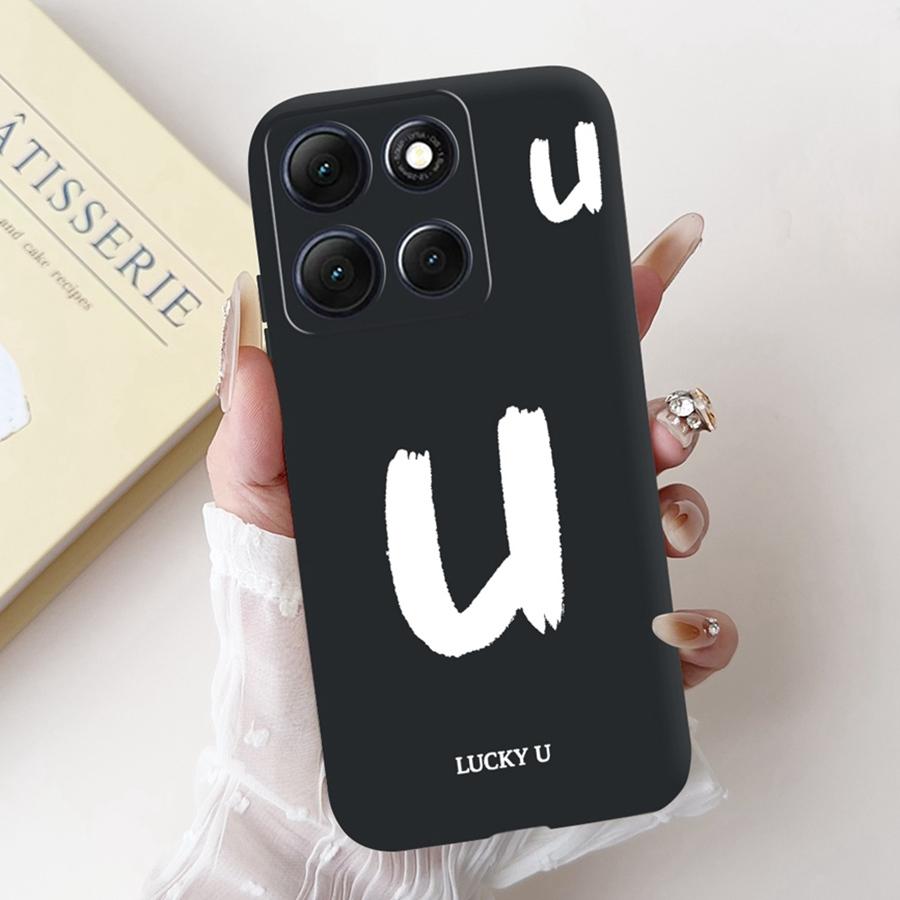 For Motorola Moto G86 Power Case Cover For MotoG86 G 86 Power Case Letter Painted Shockproof Soft Silicon Phone Cases Back Cover