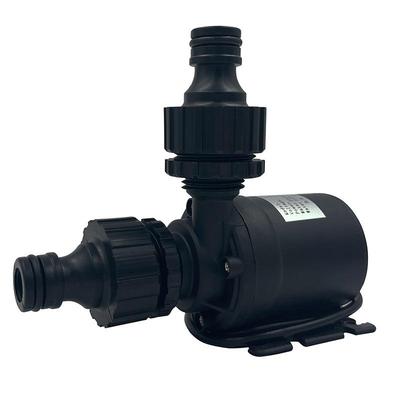 Bomba de Água Alta Pressão Solar DC 12V/ 24V Elevação 5M 800L/H Motor Sem Escovas Submersível Aquário Bombas de Água Junta de Engate Rápido