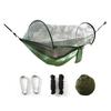 Camping Hammock With Mosquito Gnats Net Breathable Lightweight Portable Single Hammock With Tree Straps Indoor Outdoor Hammock
