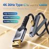 USB-Type C To HDMI Female Adapter 4K30Hz 8K60Hz Phone Wired Mirroring Cable HDMI Converter Full Copper Core Gold-plated Port 4