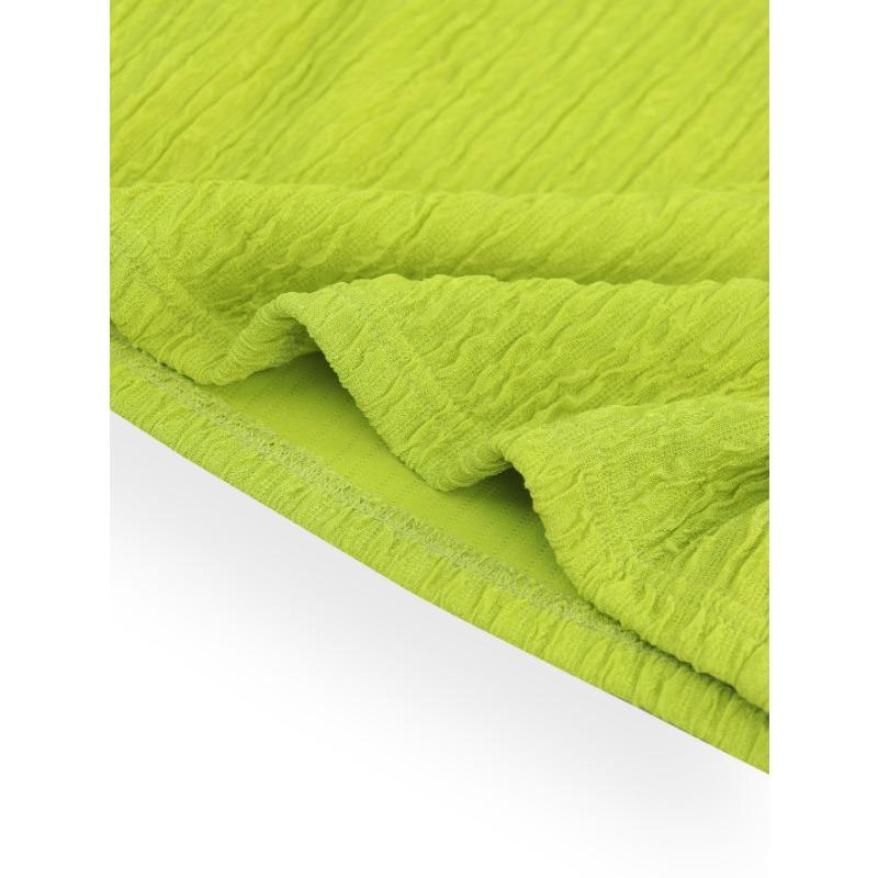 Women's Short-sleeved Body-hugging Skirt Set Slit Skirt Short-sleeved Top Set