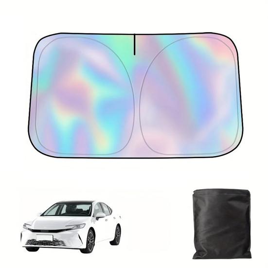 Car Windshield Sun Shade Protective Cover UV Resistant Simple Installation Universal Foldable Windshield Cover Sun Shade