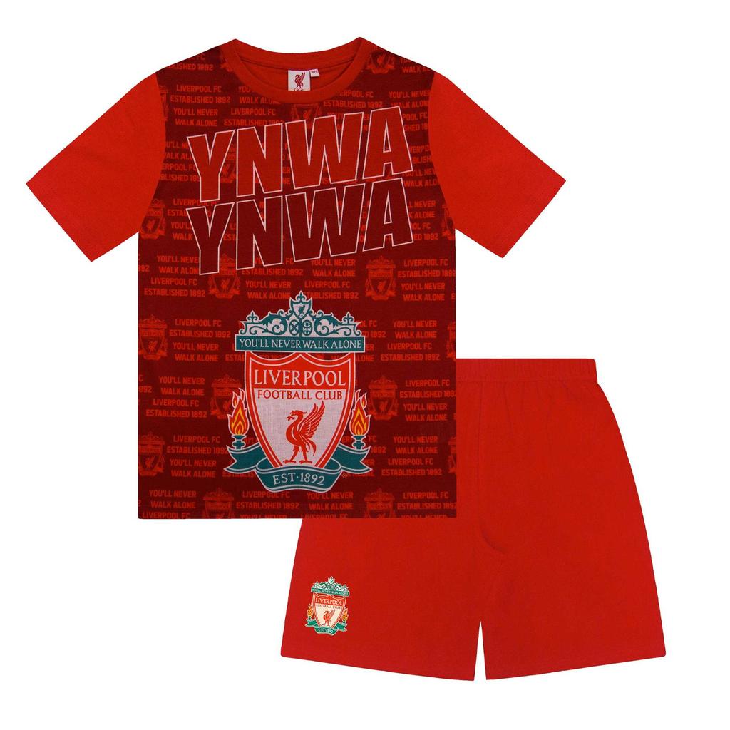 Liverpool FC Boys M.Salah 11 Sublimation Short Pyjama Set