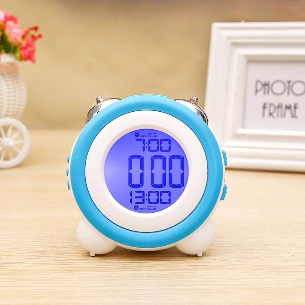 Time Date Display Dual Alarm Clock Blue Backlight Smart Alarm Clock Digital Clock  Outdoor Activity