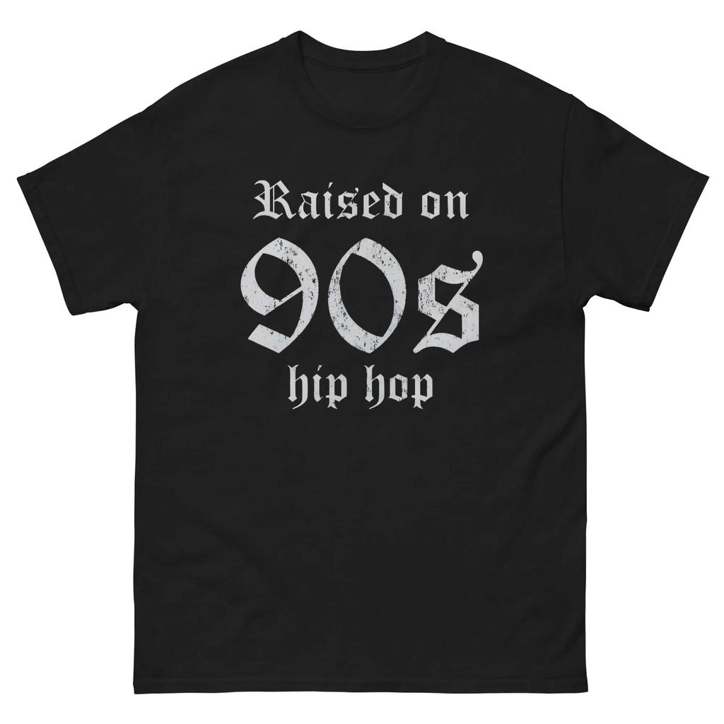 2025 Summer 90s Hip Hop Shirt – Vintage Rap Music Breathable Tee Cotton Printed Breathable Leisure Adults and Children T-shirt