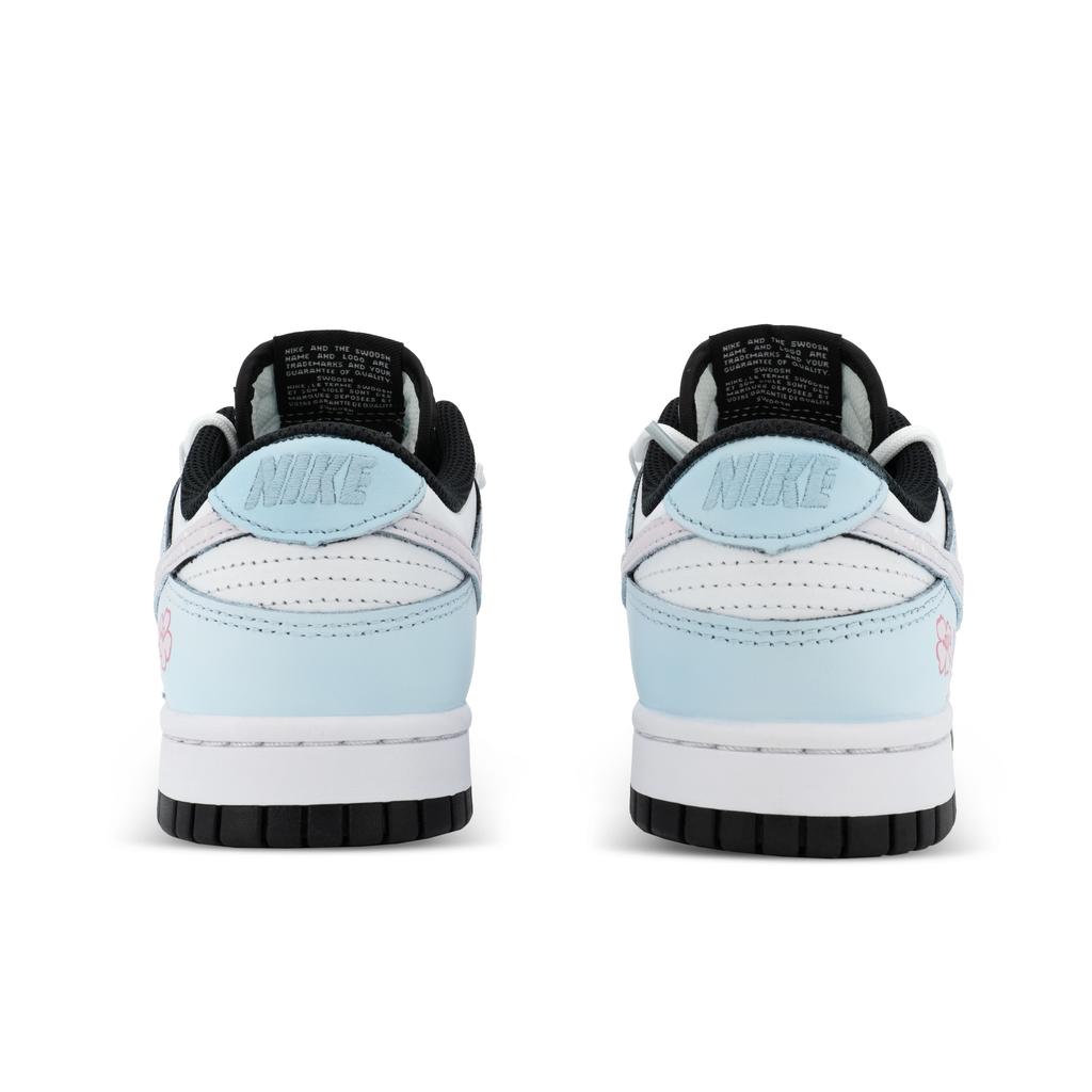Nike Dunk Monkey Mischief, Cherry Blossom Jelly Abrasion Resistant Low top Skateboard Shoes Unisex White Blue Pink DD1503-101(team1369-)