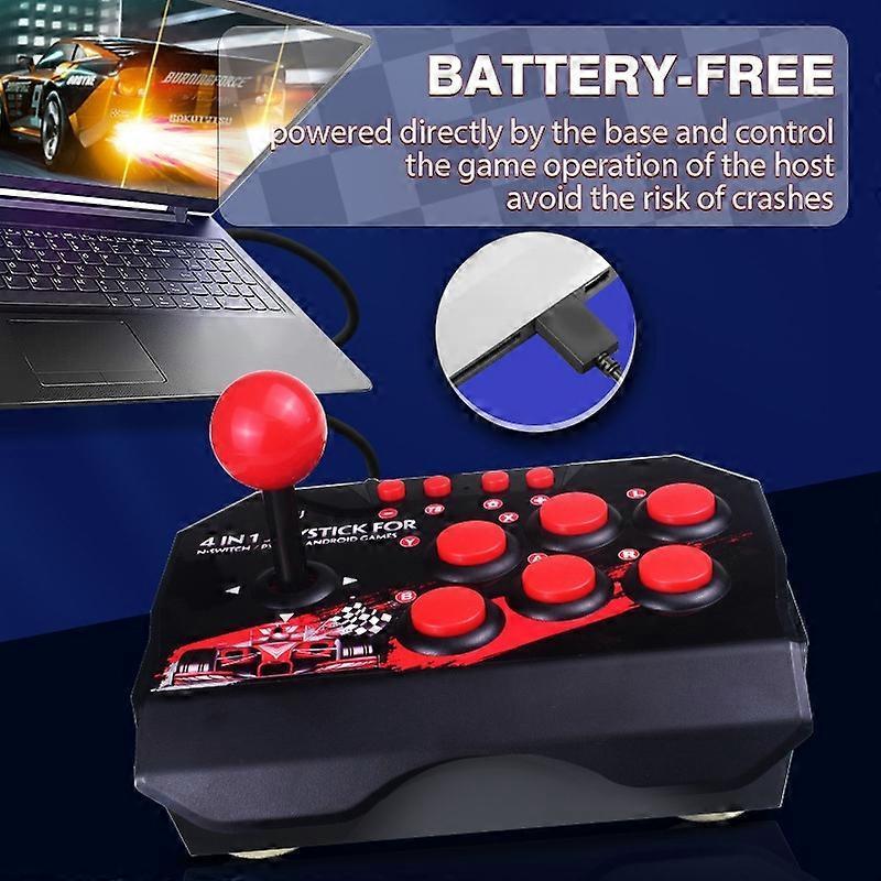 DATA FROG For Nintendo Switch PS3 PC Android Retro Arcade Station Fighting Stick Game Joystick Contr