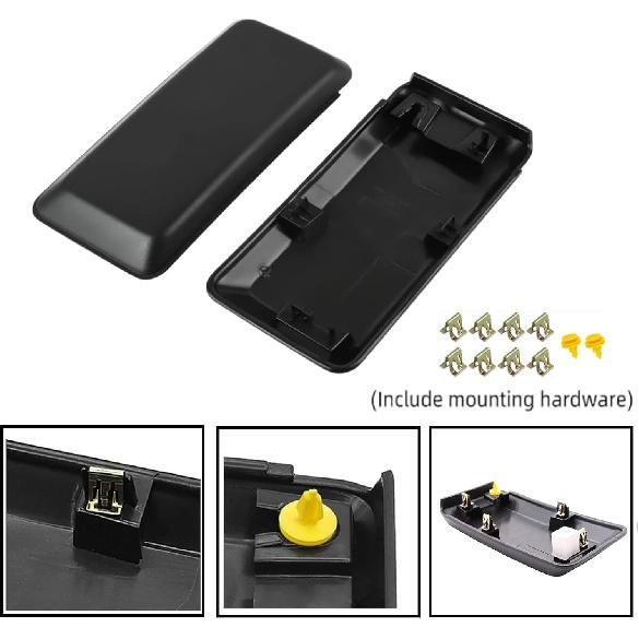 Bumper Pad 2018- Compatible With Ford F-150 F150 Bumper Cover Trim (Set) Driver Side And Passenger Side Bumper Guards erts Pads Caps Textured Black