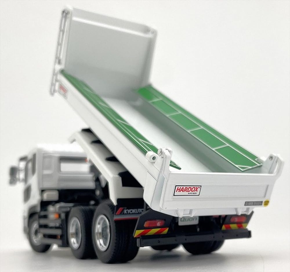 Kyosho Original UD TRUCKS QUON KYOKUTO Dump Truck Finished Product KS03940W 1/43 (White)