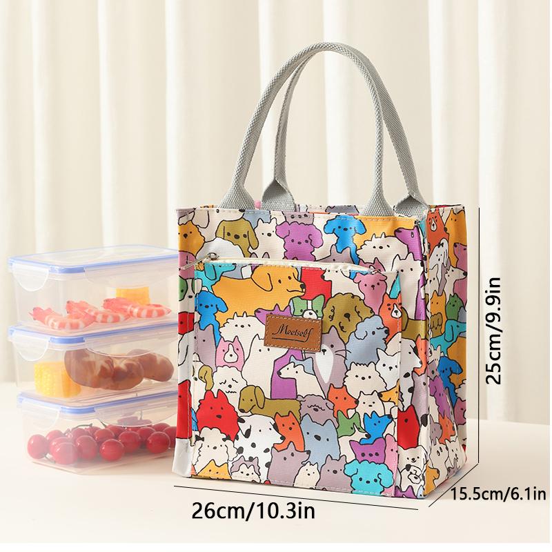 Waterproof Handbag, Oxford Waterproof Fabric, Large Capacity, Versatile Shopping Bag, Lunch Bag, Office Worker Commuting
