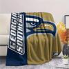 Georgia Southern Eagles Print Flannel Blanket High Quality Warm Comfortable Cover for All Seasons Perfect for Gifts Home Decor