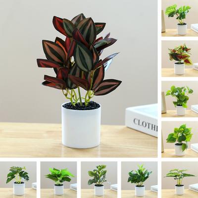 Creative Simulation Pot Plant Not Wither Exquisite Details Decorate