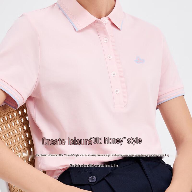 Navigare Women's Casual Short Sleeve Polo Shirt