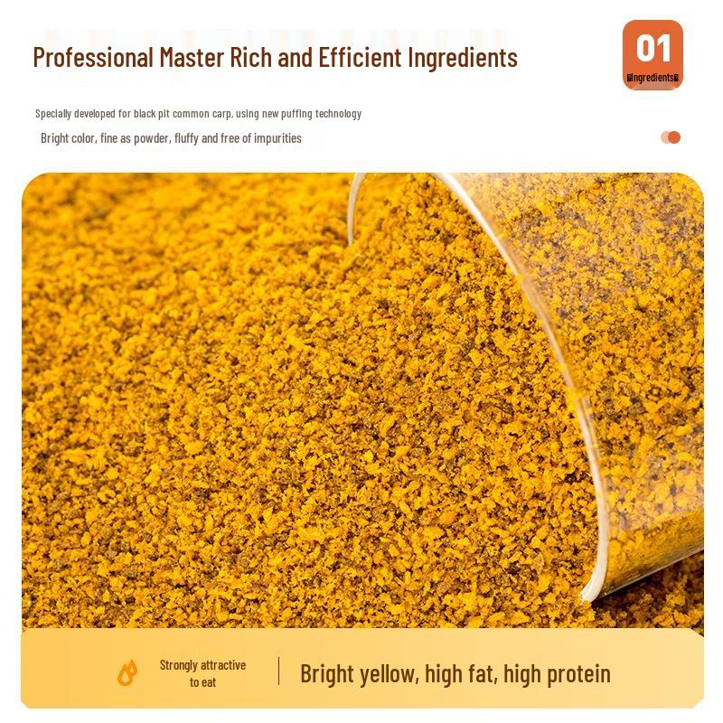 Dreamer Fantasy High-Protein Gelbe Nudel Karpfenköder - Weich, Klebrig Gekneteter Schwarzer Gruben-Grasfisch-Nistköder