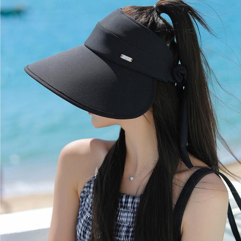Enhanced Wide Brim Sun Hat For Women Sun Protection Cap Korean Style Fashionable Lightweight Breathable Hat