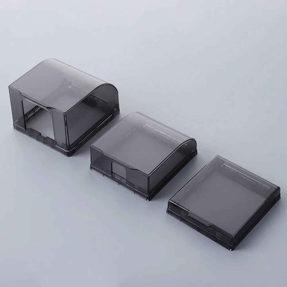 Plastic 86 Type Wall Socket Waterproof Box Self-Adhesive Socket Supplies  Bathroom