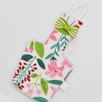 New Cute Parrot Flight Clothes Bowtie Design Flower Pattern Pet Bird Clothes Washable Lightweight Pet Bird Diapers Bird Supplies