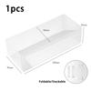 Durable Clear Stationery Storage Box Foldable Large Capacity Desktop Organizer Stackable Pencil Case Students