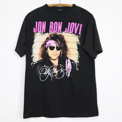 T-shirt Bon Jovi Rock Band Tee Unisexe Hommes Femmes Taille Complète S-5XL LI295 T-shirt Unisexe