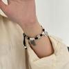 Tibetan Zakiram Five Emperors Coin Copper Coin Six Characters Mantra Hand Rope Ancient Coiling Bracelet Bracelet Male