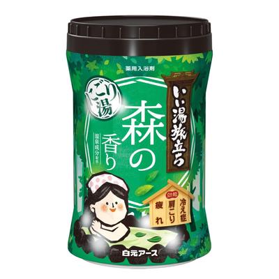 Iiyu Tabidachi Medicinal Bath Powder Forest Aroma Murky Bath, 600g