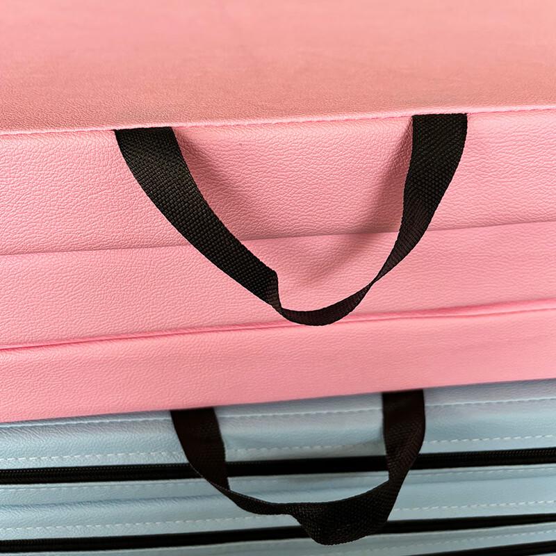 Faltbare Leder-Gymnastik- und Yogamatte