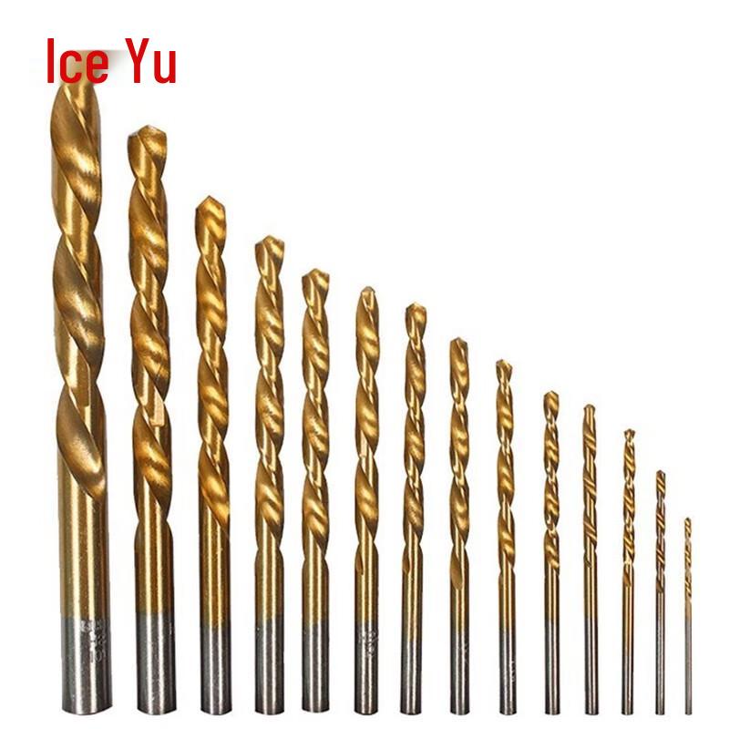 Bingyu BJ-346 High-Speed Steel Titanium Twist Drill Bit Set