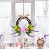 Easter Rabbit and Egg Wreath - Outdoor Garden Party Ornament