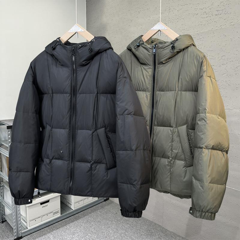 Plus Size 5XL-11XL Fashion Winter Men's Down Jackets Hooded Waterproof Casual Loose Thick Warm Oversize Outerwears Men Down Coat