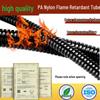 Flame Retardant PA66 Nylon Corrugated Pipe - Fireproof, UV & Wear Resistant Flexible Outdoor Cable Hose (AD21.2)