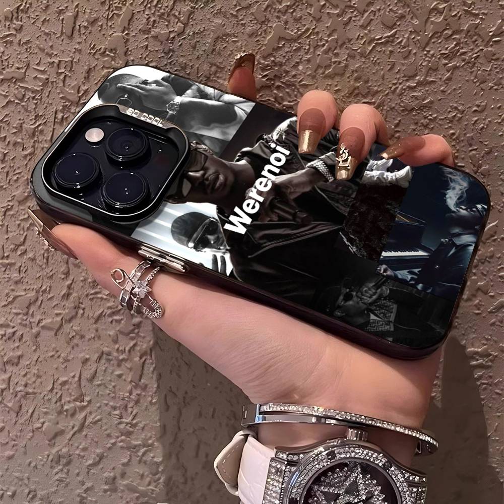 Rap W-WerenoiES Phone Case For IPhone 17 16 15 14 13 12 11 Pro Max Plus Color Silver Cover