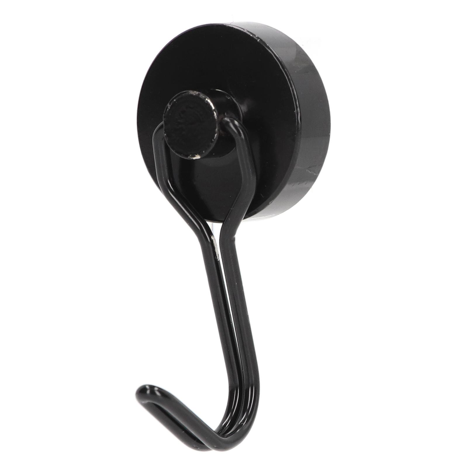

6Pcs Swing Magnetic Hook Set No Drilling Need Decorative Beautiful Looking 180 degrees Rotating Hooks 0‑15kg