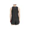 HOKA ONE ONE Solid Logo Lightweight Round Neck Vest Men tops Black 1151070-BLK