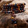6mm Natural Colorful Tiger Eye Round Beads Bracelet for Women Lady Man Wealth Gift Healing Crystal Stone Strands Jewelry AAAAA
