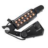 Guitar Pickup 12 Hole Acoustic Guitar Soundhole Pickup with Tone Volume Controller and Audio Cable