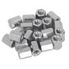 20pcs Fully Threaded Threaded Rod Connector Fully Threaded Coupling Nut  General Fastening