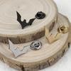 Stainless Steel Bat Brooches for Men Hip Hop Style Halloween Jewelry Accessory Metal Pins Festival Gifts for Boyfriend