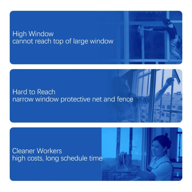 Automatic Glass Cleaning Machine, Window Cleaning Robot, Electric Glass Cleaner, Home Remote Control