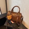 Retro Nische Bär Tasche Damenhandtasche Herbst und Winter neu einfach und vielseitig einzelne Schulter Umhängetasche Tasche