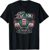 NEW! Northwest Pacific Haida Tlingit Native Raven Totem Tee / MADE IN USA