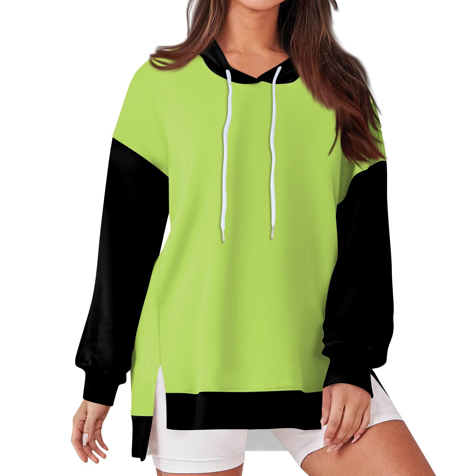 Женская модная повседневная толстовка с капюшоном — фото 5