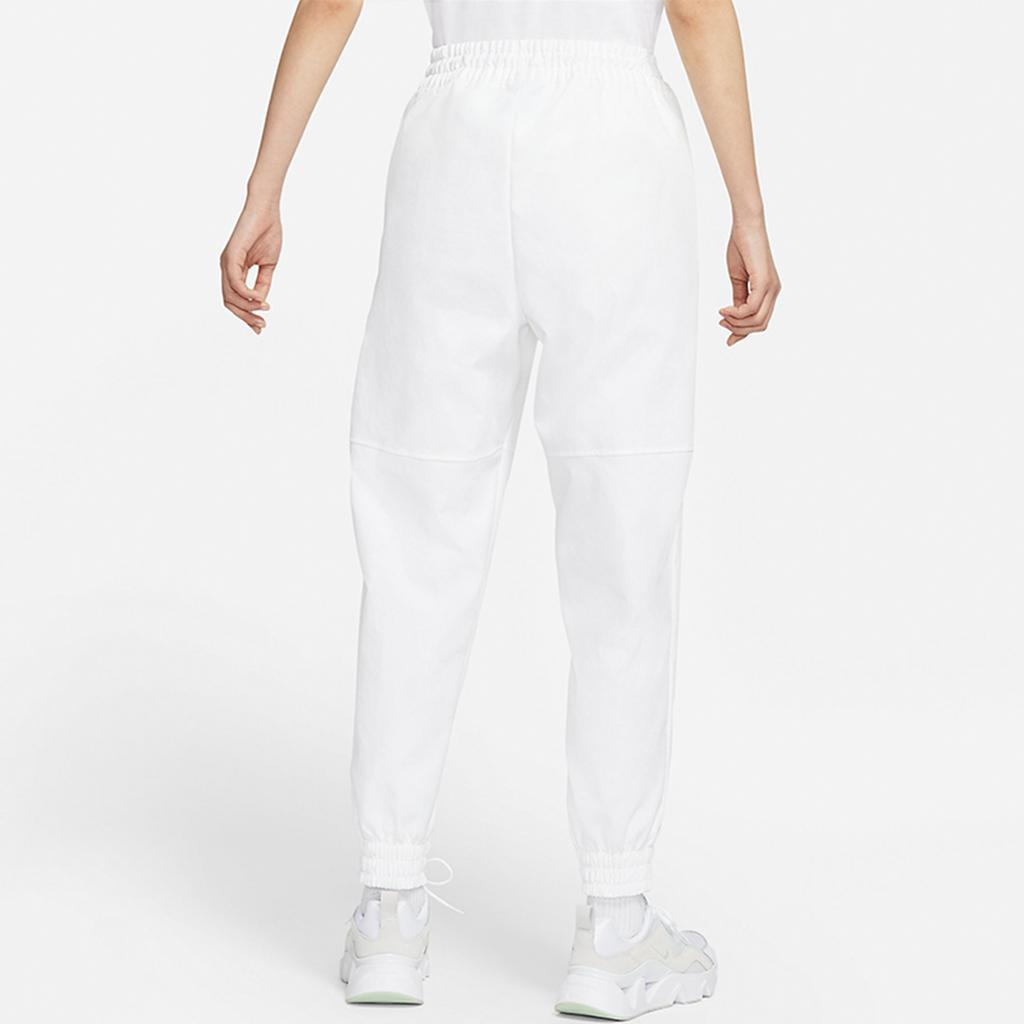 Nike Sportswear Swoosh 3D Logo Woven Cuff Sports Pants Women Pants White CZ8910-100