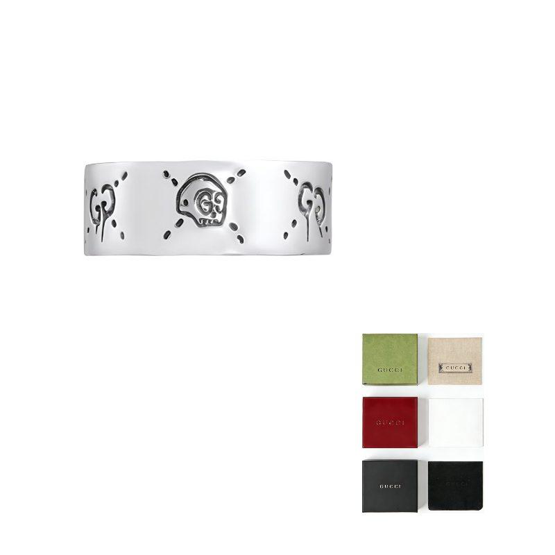 GUCCI Ghost Skull Ring Silver 455318-J8400-0701