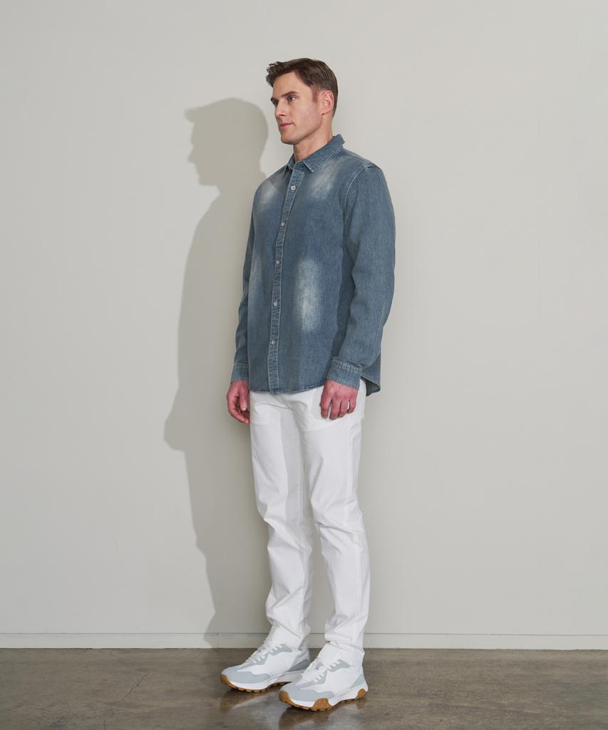 PANICALE White Cotton Chino Pants