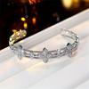 1pcs Four-leaf bracelet Elegant and lightweight jewelry with hollow designs is suitable as a gift for birthdays and Valentine's Day