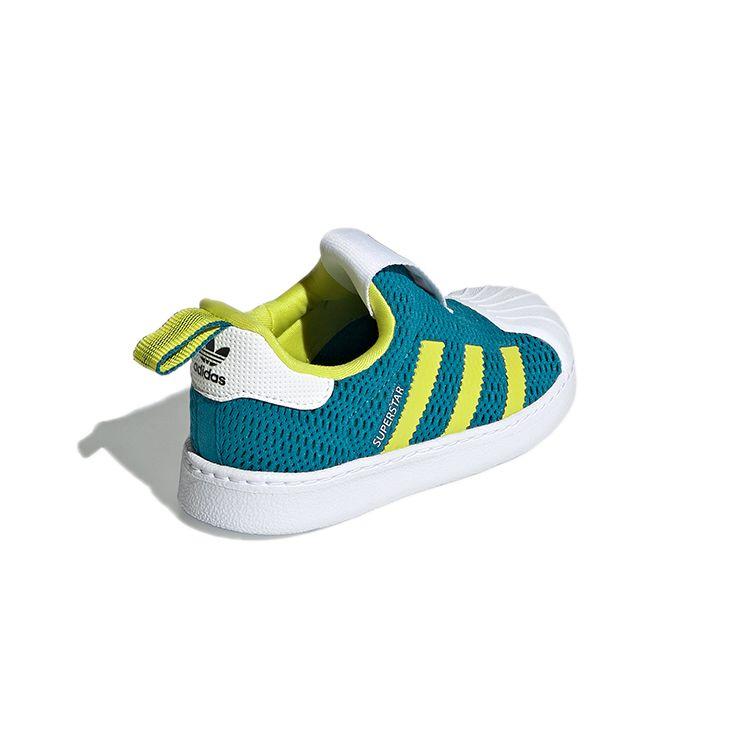 Adidas Originals 360 I Mesh Breathable Low-Top Walking Shoes Baby Shoes Blue White Green FX4914