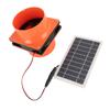 Solar Powered Exhaust Fan 10W 5V ABS Monocrystalline Silicon Solar Panel Ventilation Fan Kit for Round Pipe Pet House
