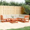 VidaXL Garden Lounge Set with Cushions 6 Pcs, Patio Seating, Furniture Set, Outdoor Terrace Furniture, Wax 3217022